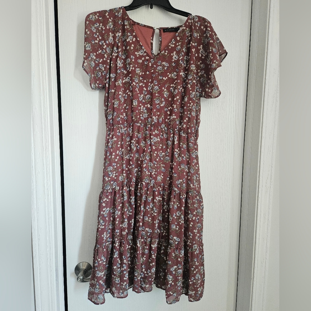 Mikarose Floral Midi Dress